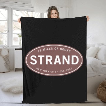 Discover STRAND BOOK STORE NEW York city Fleece Blankets