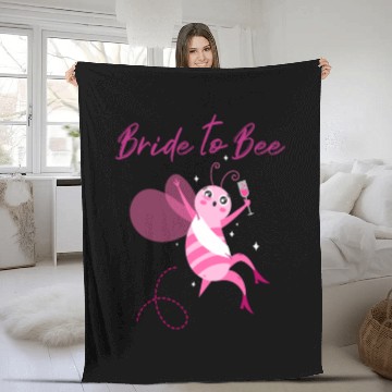Discover Bride to bee Fleece Blankets
