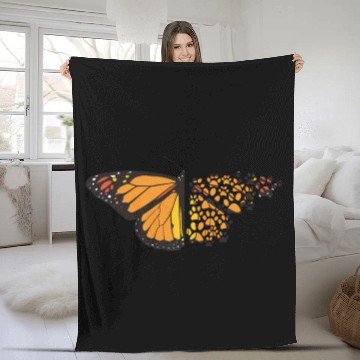 Discover Butterfly Dog Paws Funny Animal Pawprints Lover Fleece Blankets