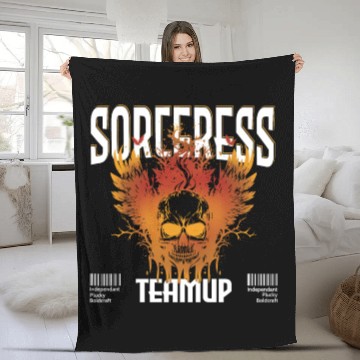 Discover sorceress Team-up streetwear Fleece Blankets