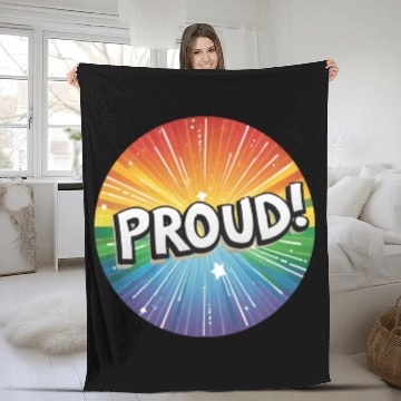 Discover LGBTQ Proud Fleece Blankets