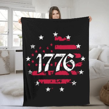 Discover 1776 Stars Fleece Blankets