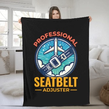 Discover Flight Attendant Aviation Cabin Crew Airline Staff Fleece Blankets