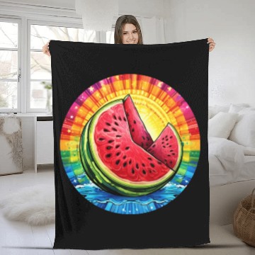 Discover LGBTQ Melon Fleece Blankets