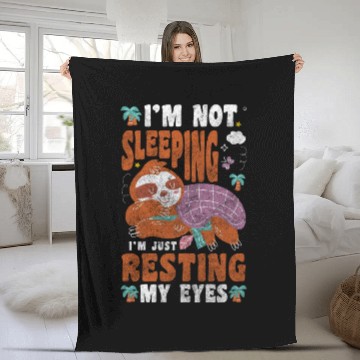 Discover Sleepyhead Rest Grumpy In The Morning Fleece Blankets