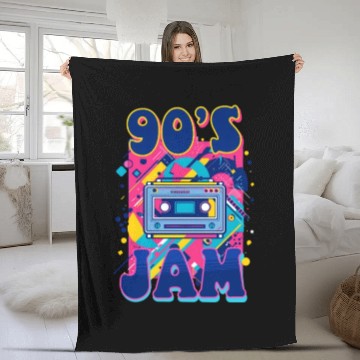 Discover 90s R&B 90'S Jam Fleece Blankets