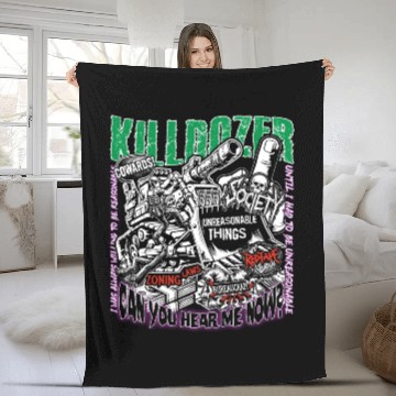 Discover Killdozer, Marvin Heemeyer, Be Unreasonable Fleece Blankets