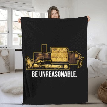 Discover Killdozer: Be Unreasonable, Marvin Heemeyer Fleece Blankets