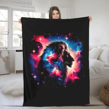 Discover Cool Galaxy Graphic Space Art Fleece Blankets