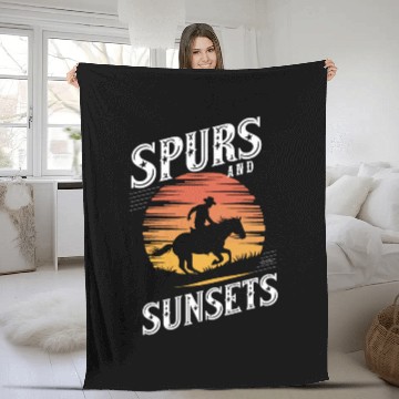 Discover Cowboy Lifestyle Western Theme with Horses and Fleece Blankets