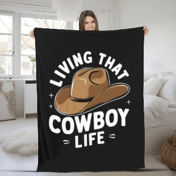 Discover Cowboy Lifestyle Western Theme with Horses and Fleece Blankets