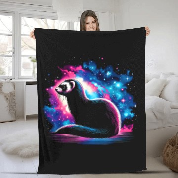 Discover Cool Galaxy Graphic Space Art Fleece Blankets