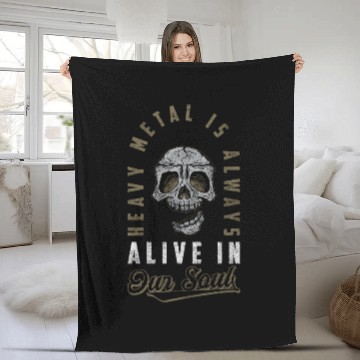 Discover Metal Black Metal Festival Death Metal Fleece Blankets