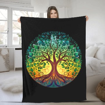 Discover Tree of life, clothing, general items,Tree of Life Fleece Blankets