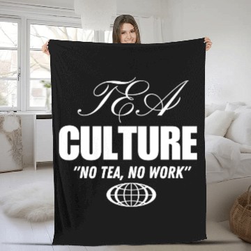Discover TEA LOVERS CULTURE FUNNY Fleece Blankets