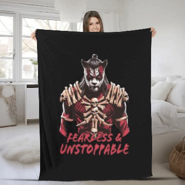 Discover Maya God Ancient Goddess Buluc Chabtan Fearless & Fleece Blankets