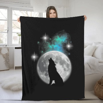 Discover Moon Call Fleece Blankets