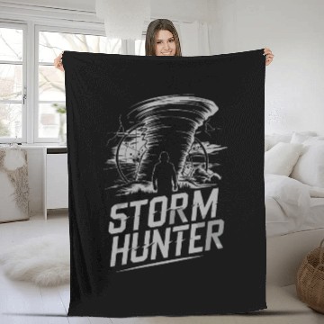 Discover Tornado Chasing Adventures: Embrace Nature's Fury Fleece Blankets