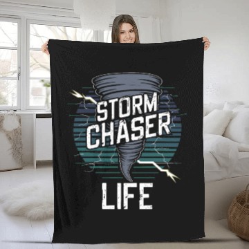 Discover Tornado Chasing Adventures: Embrace Nature's Fury Fleece Blankets