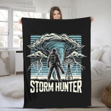 Discover Tornado Chasing Adventures: Embrace Nature's Fury Fleece Blankets