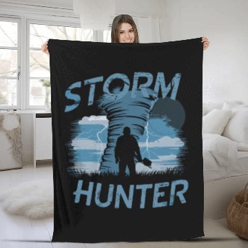 Discover Tornado Chasing Adventures: Embrace Nature's Fury Fleece Blankets