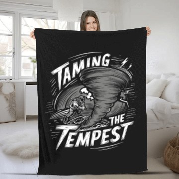 Discover Tornado Chasing Adventures: Embrace Nature's Fury Fleece Blankets