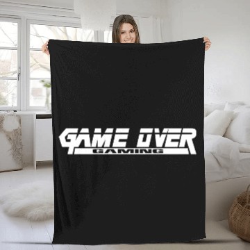 Discover GameOverGaming Metal Gear Solid White Parody Fleece Blankets