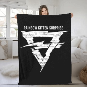 Discover Rainbow Kitten Surprise Indie Band Tribute Fleece Blankets