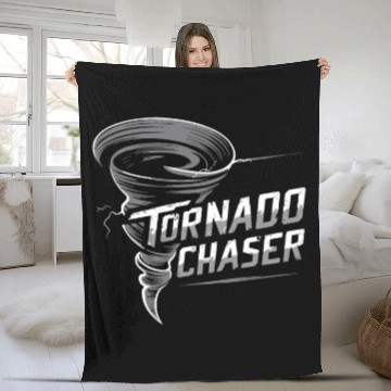 Discover Tornado Chasing Adventures: Embrace Nature's Fury Fleece Blankets