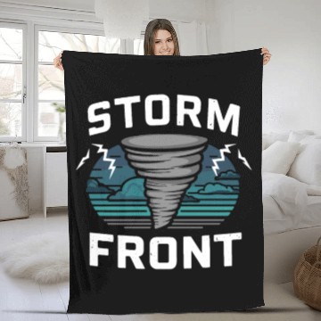 Discover Tornado Chasing Adventures: Embrace Nature's Fury Fleece Blankets