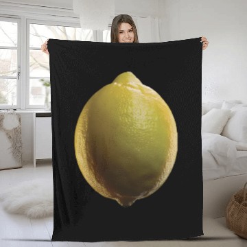 Discover Lemon Realistic Fleece Blankets