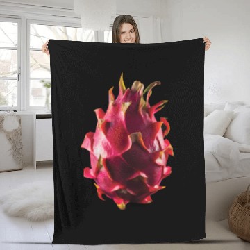 Discover Dragon Fruit Realistic Fleece Blankets