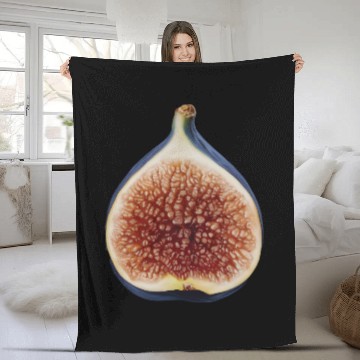Discover Fig Realistic Fleece Blankets
