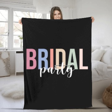 Discover Bridal Party Bride Bachelorette Party Fleece Blankets