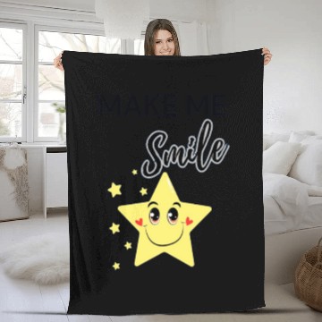 Discover Make Me Smile: Joyful Designs for Every Wardrobe. Fleece Blankets