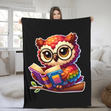 Discover If you need me Owl be Reading Owl Fleece Blankets