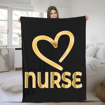 Discover THANK YOU TO NURSES Fleece Blankets