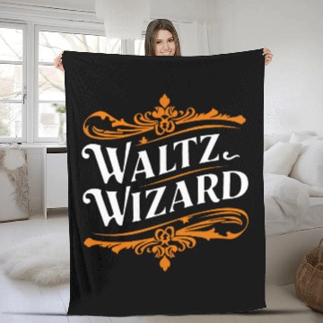 Discover Waltz Wizard Ballroom Dancing Fleece Blankets