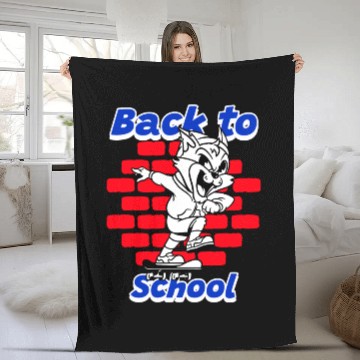 Discover Back to school Skaters Fleece Blankets