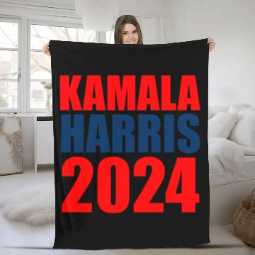 Discover President Kamala Harris 2024, Madam President Fleece Blankets