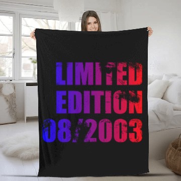 Discover 21st birthday Limited Edition 08/2003 Fleece Blankets