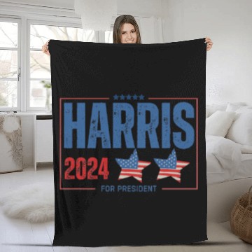 Discover Kamala Harris for President 2024 3 Fleece Blankets