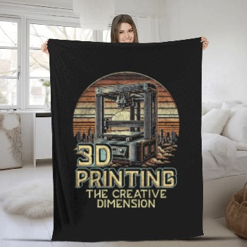 Discover 3D Print 3D Engineer Fleece Blankets
