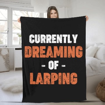 Discover Larp Because Real Life Sucks Fencing Medieval Fleece Blankets