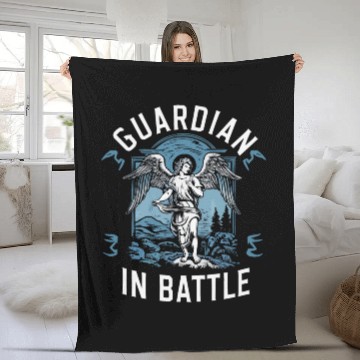 Discover Archangel Michael Catholic Christianity Angel Fleece Blankets