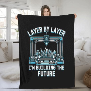 Discover 3D Print 3D Engineer Fleece Blankets