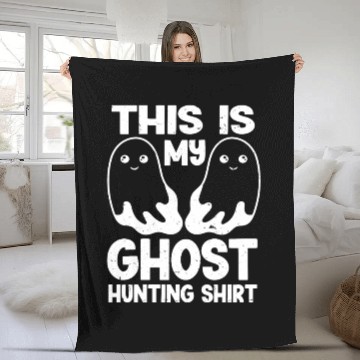 Discover This Is My Ghost Hunting Fleece Blankets Paranormal Hunter