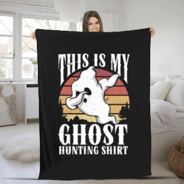 Discover This Is My Ghost Hunting Fleece Blankets Paranormal Hunter