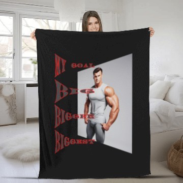 Discover Inspirational gym design Fleece Blankets