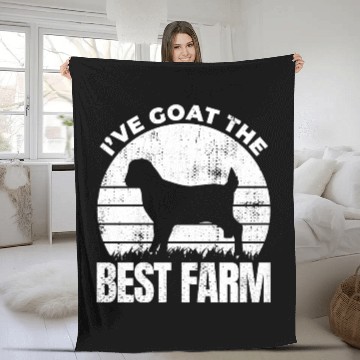 Discover I've Goat the Best Farm Fleece Blankets